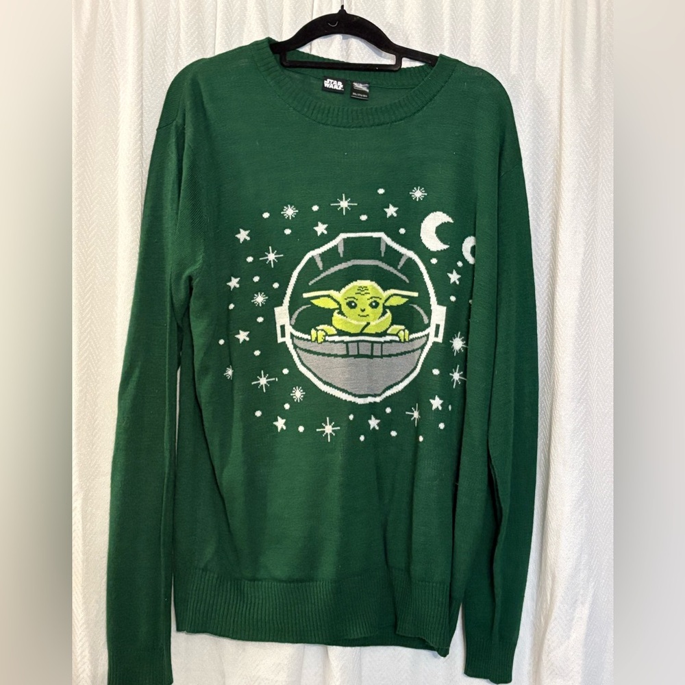 Star Wars Green Grogu Sweater
